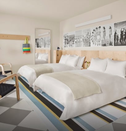 double beds Asbury hotel