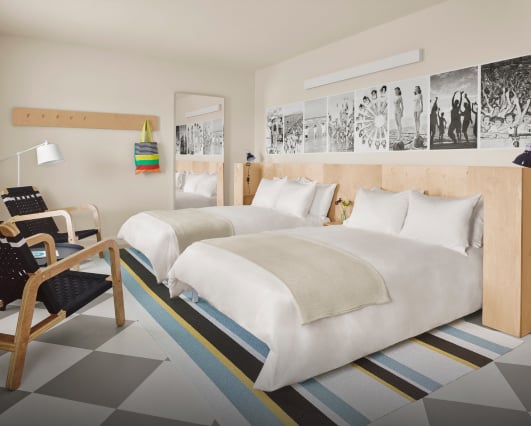 double beds Asbury hotel