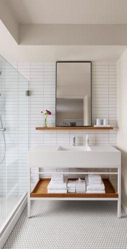 bathroom with walk-in shower