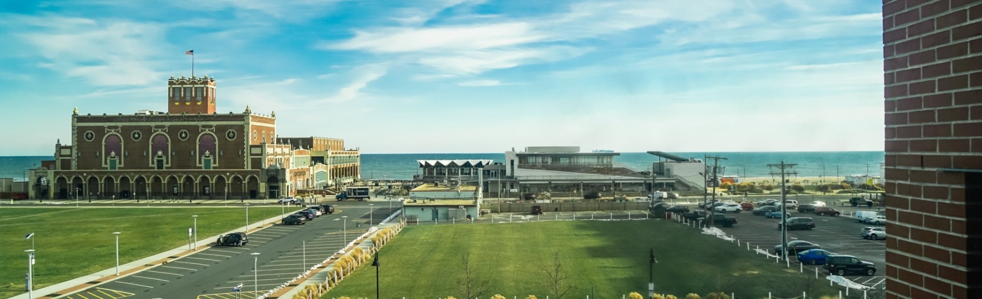 lawn with view of ocean