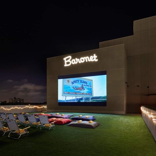 outdoor movie theatre