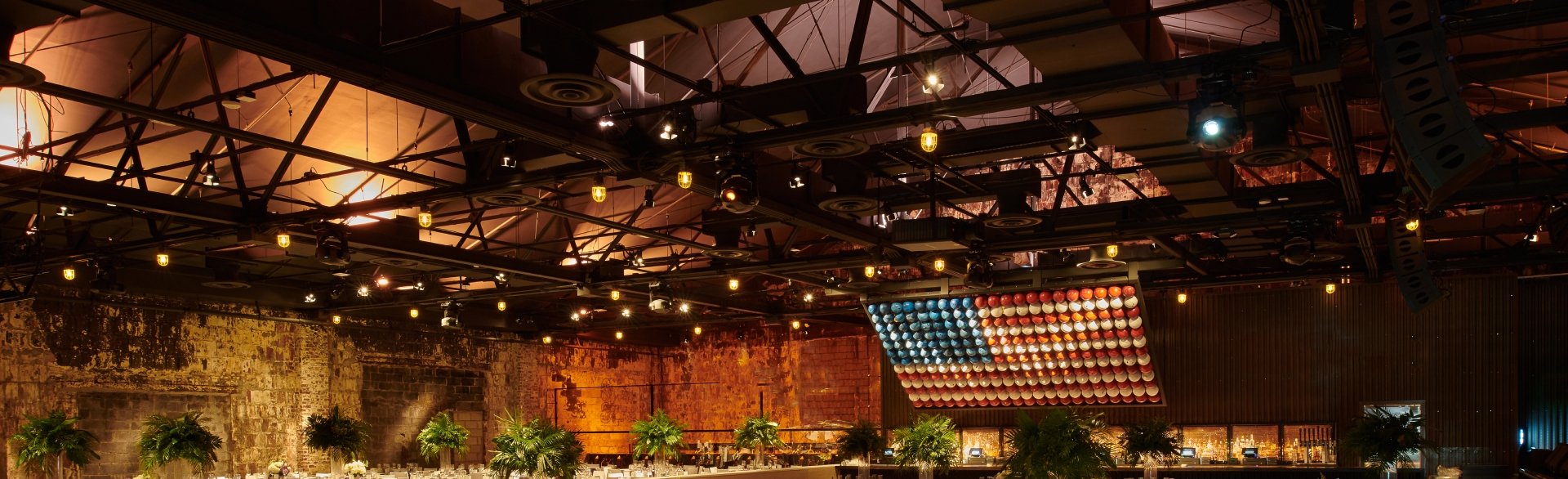 Interior of Asbury Lanes venue