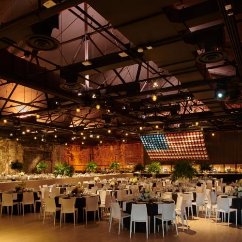 Interior of Asbury Lanes venue